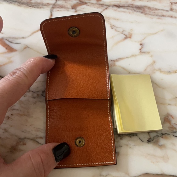 Authentic Hermès brown post it note holder - Picture 3 of 6